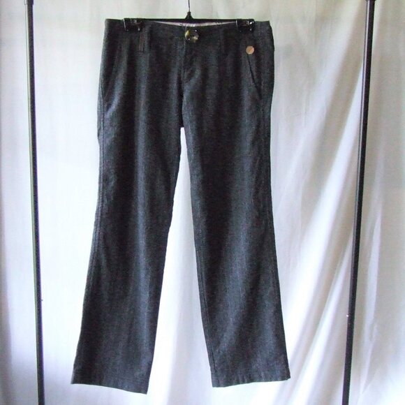 Hugo Boss grey pants wool pinstripe Joyce style women's trousers fall winter - Picture 1 of 12